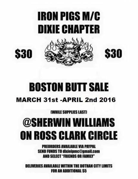 Boston Butt Sale