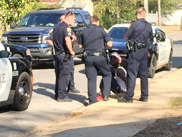 UPDATED @ 10:54 AM. 10:43 AM.  Dothan Police In Foot Chase