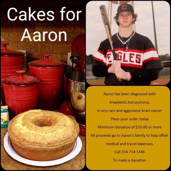 TOGETHER WE CAN HELP THIS FAMILY ..AARON WAS DIAGNOSED WITH A VERY AGGRESSIVE BRAIN TUMOR