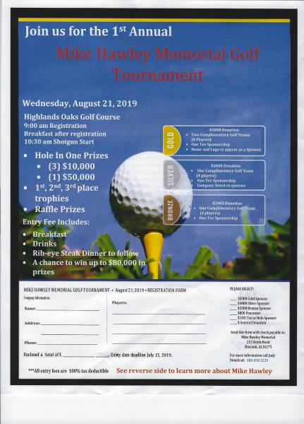 Mike Hawley Memorial Golf Tournament