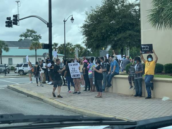 UPDATED @ 5:11 PM    4:13 PM   PEACEFUL AND LAWFUL PROTEST IN DOTHAN - HOUSTON COUNTY