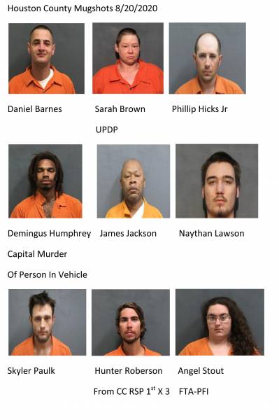 Update with Dothan City Mugshots 8/20/2020 Houston County Mugshots 8/20/2020