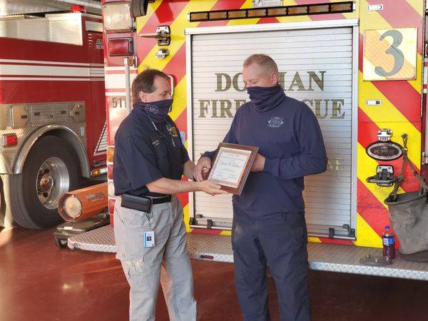 Congratulations Dothan Fire Sergeant David Faulkner