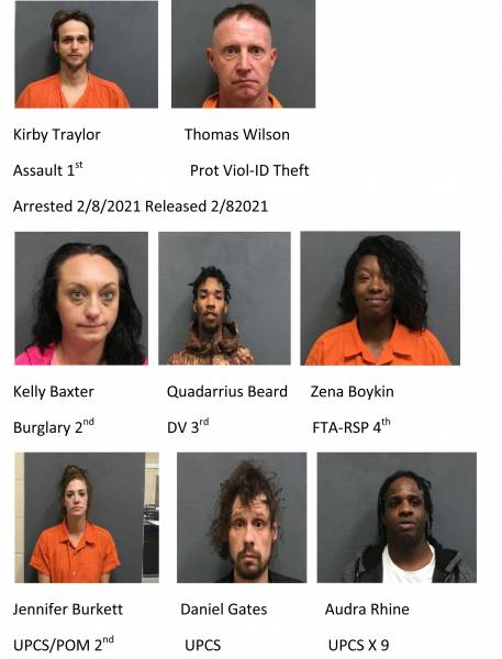 Houston County / Dothan City Mugshots 2/8/2021