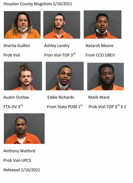 Houston County / Dothan City Mugshots 2/10/2021