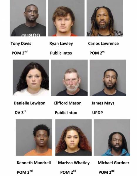 Dothan City Weekend Mugshots 3/18/2022-3/20/2022