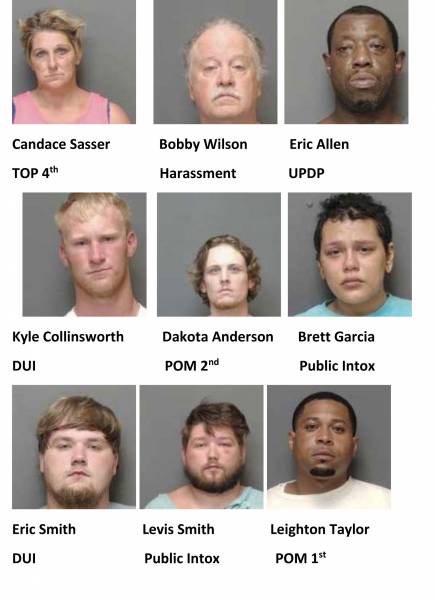 Dothan City Weekend Mugshots 8/26/2022-8/28//2022