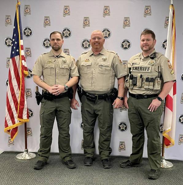 Houston County Sheriff Department Promotes Three