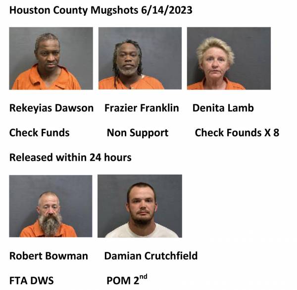 Houston County/Dothan City Mugshots 6/14/2023