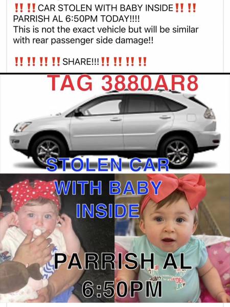 UPDATE 9:00 AM AMBER Alert