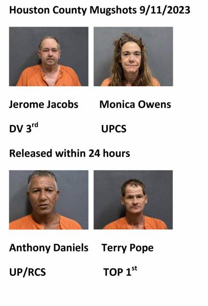 Houston County/Dothan City Mugshots9/11/2023