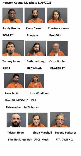 Houston County/Dothan City Mugshots 11/9/2023