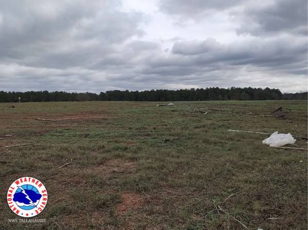 National Weather Service Surveys Tornado Damage in Geneva County