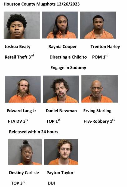 Houston County Mugshots 12/26/2023