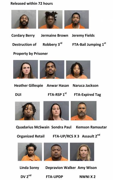 Houston County Weekend Mugshots 1/12/2024-1/14/2024