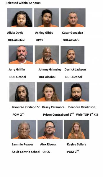 Houston County Weekend Mugshots 1/26/2024-1/28/2024