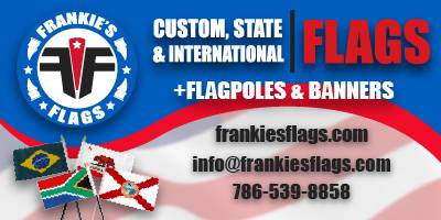 Frankie's Flags are Selling Quick - Get your now.