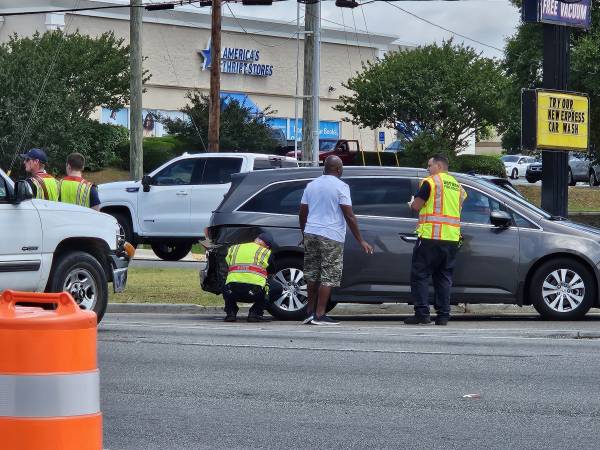 11:03 AM.. Motor vehicle accident in the 3000 Block of Montgomery Hwy
