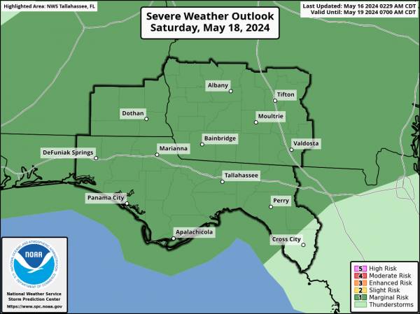 Possible Severe Storms and Heavy Rain Friday through Saturday