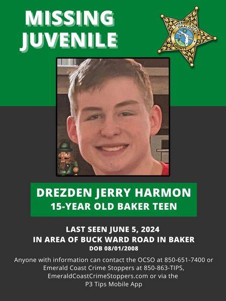 OCSO Searching for Missing Runaway Juveniles