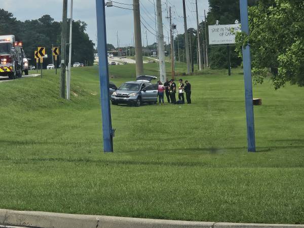 2:00PM..single Vehicle Crash on the Circle and Heaven