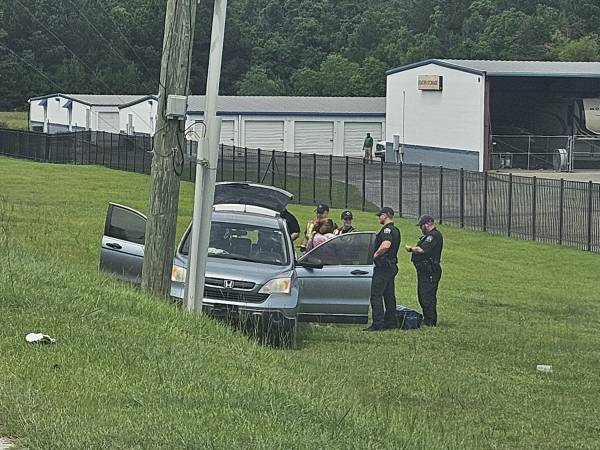 2:00PM..single Vehicle Crash on the Circle and Heaven