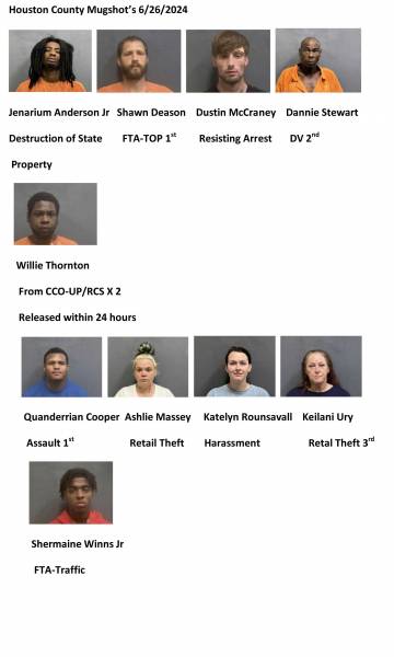 Houston County/Dothan City Mugshots 6/26/2024