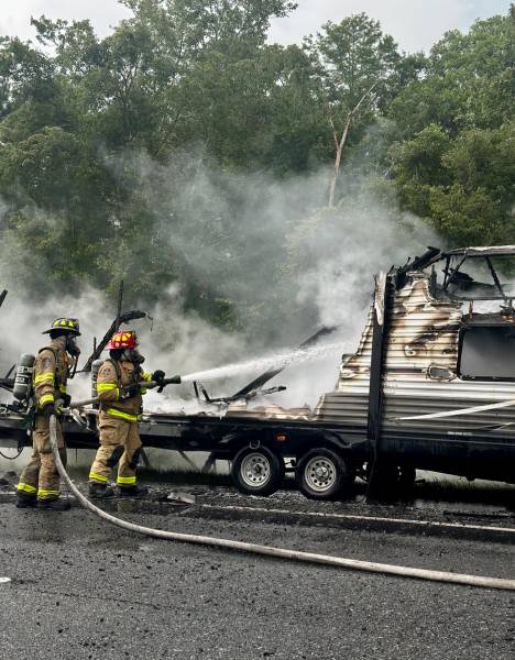 Bonifay Fire-Rescue Responded to a Camper Fire