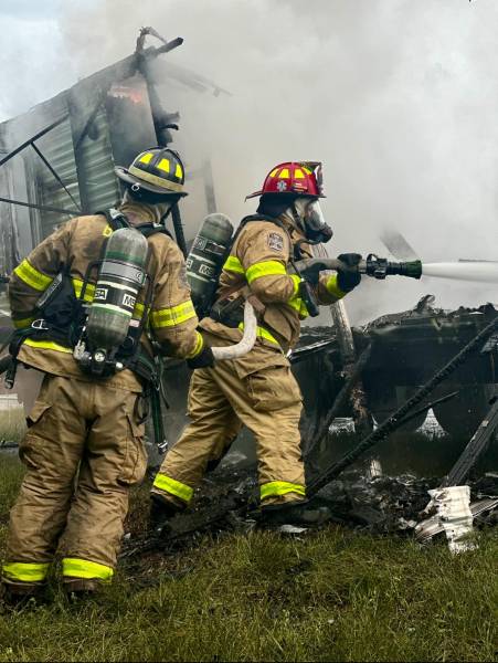 Bonifay Fire-Rescue Responded to a Camper Fire