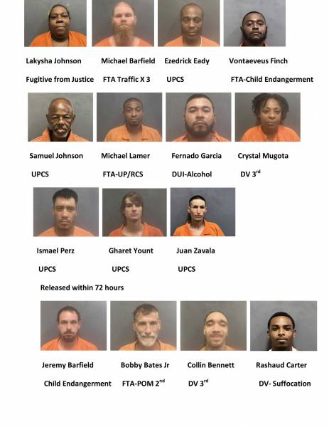 Houston County / Dothan City Weekend Mugshots 7/26/2024-7/28/2024