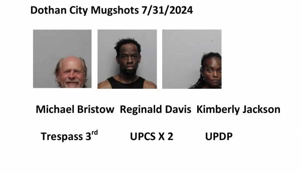 Houston County/Dothan City Mugshots 7/31/2024