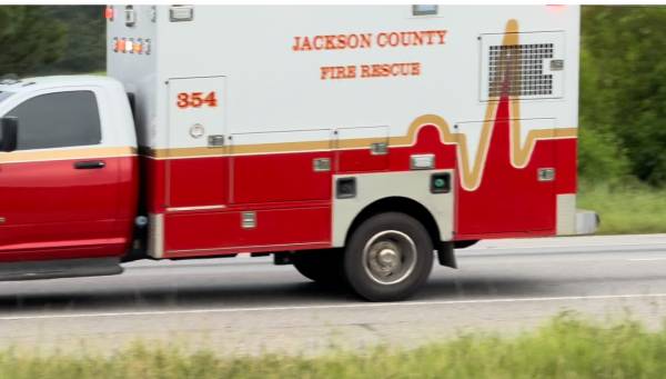 UPDATED @ 11:04 PM     5:25 PM  Jackson County Fire - Rescue - Law Enforcement Escort - CPR In Progress