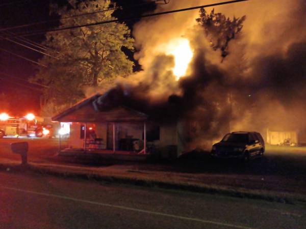 UPDATED @ 10:34 PM.  9:48 PM.   Fully Involved Structure Fire - Ashford