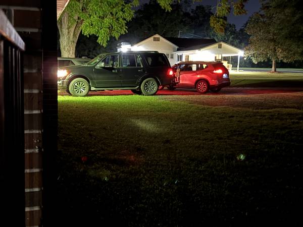 10:13 PM.  Kinsey Police Make A Possession Arrest