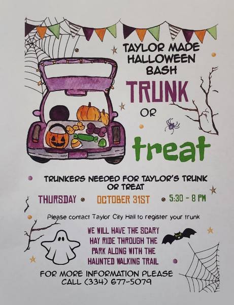 Taylor Made Halloween Bash Trunk or Treat