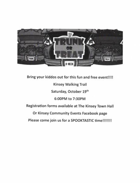 Kinsey’s 5th Annual Trunk or Treat