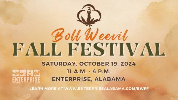 Fall fun in Enterprise: Pumpkin Day and Boll Weevil Fall Festival