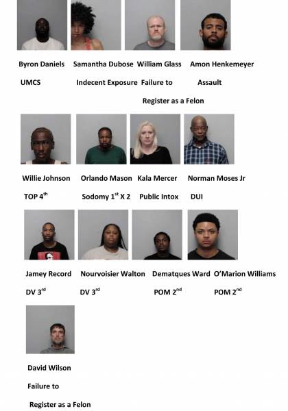 Dothan City Weekend Mugshots 10/18/2024-10/20/2024