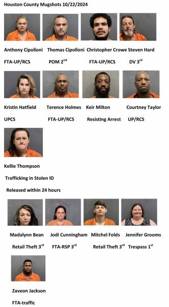 Houston County / Dothan City Mugshots 10/22/2024