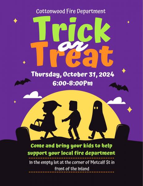 Cottonwood Fire Department Trick or Treat