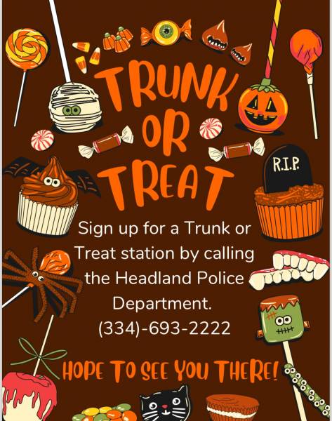 Headland Police Trunk or Treat