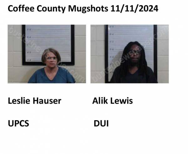 Coffee County Mugshots 11/11/2024