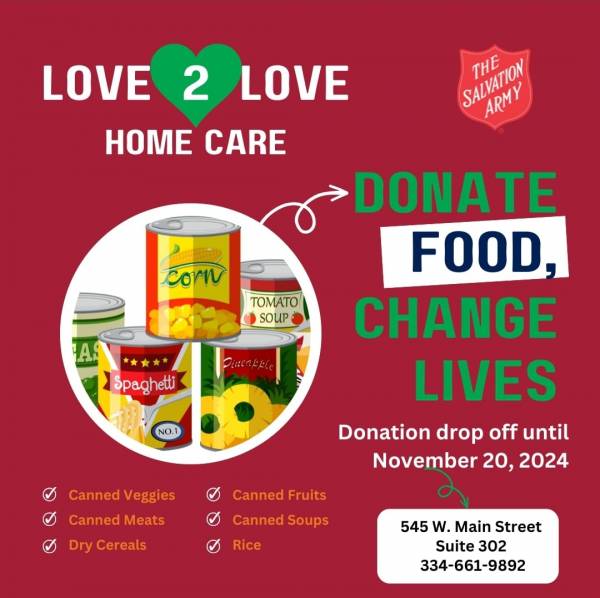 Salvation Army needs food donations