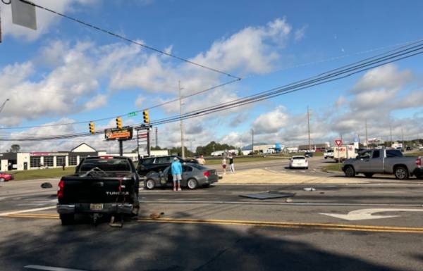 1:17 P.M.: Critical wreck at Denton Road and Ross Clark Circle