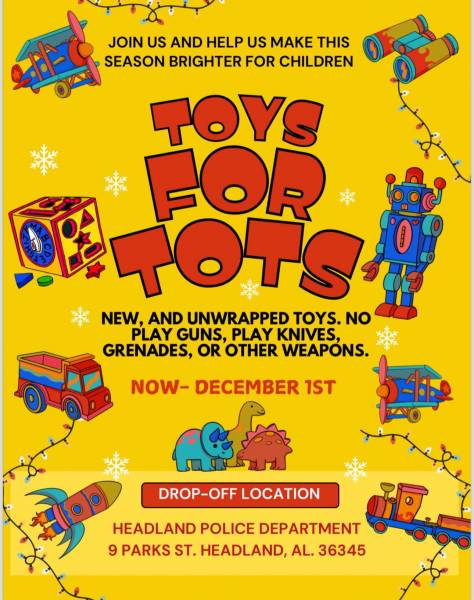 Headland Police Toys for Tots