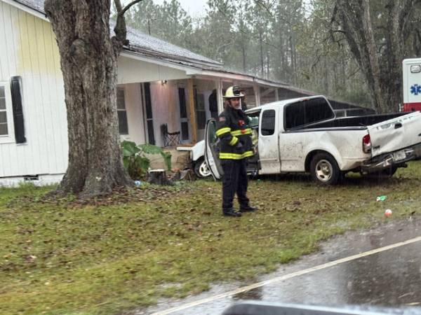 2:21 P.M.: Vehicle vs. house in Fadette