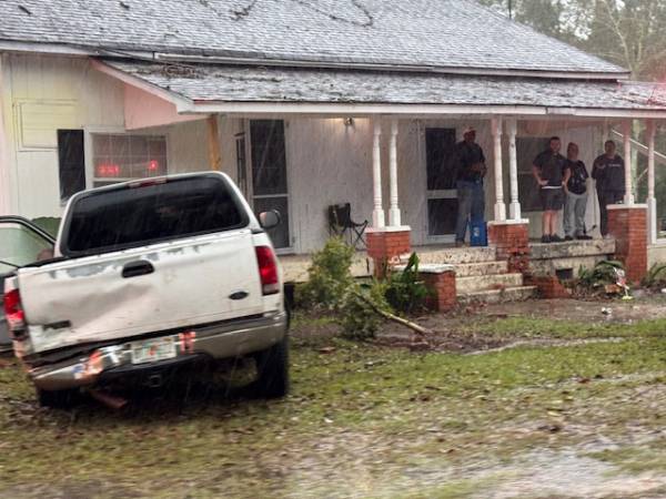 2:21 P.M.: Vehicle vs. house in Fadette